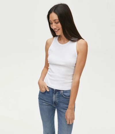 Shop Michael Stars Kendall Cropped Tank In White