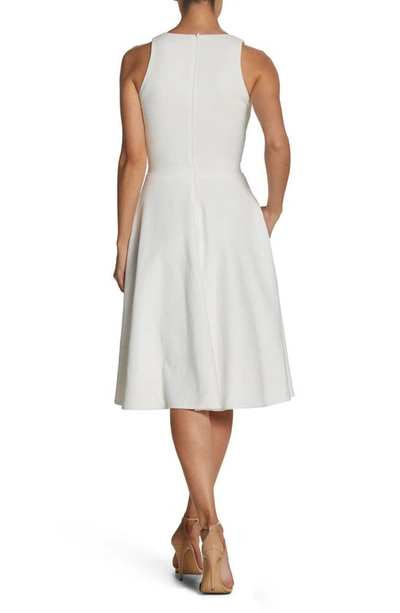 Shop Dress The Population Catalina Fit & Flare Cocktail Dress In Off White