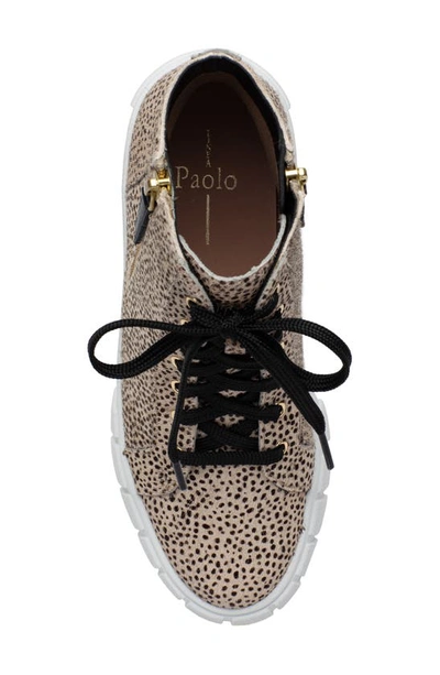 Linea Paolo Gio 2 Sneaker In Beige/ Black