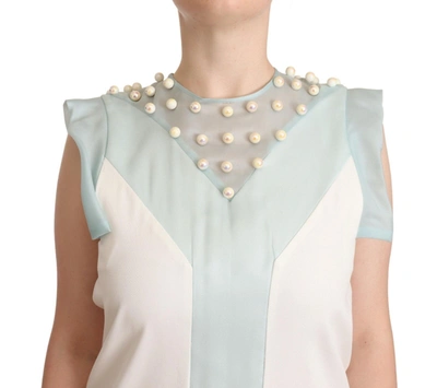 Shop Sergei Grinko Embroidered Pearl Shift Dress Women's Distinction In Multicolor