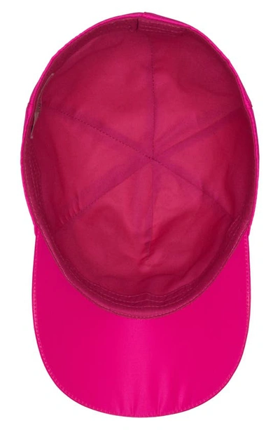 Shop Valentino Embroidered Vlogo Baseball Cap In Uwt - Pink Pp