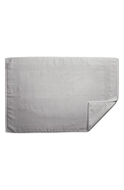 Shop Matouk Lotus Bath Mat In Smoke