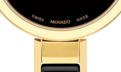 Shop Movado Moda Bracelet Watch, 24mm In Black