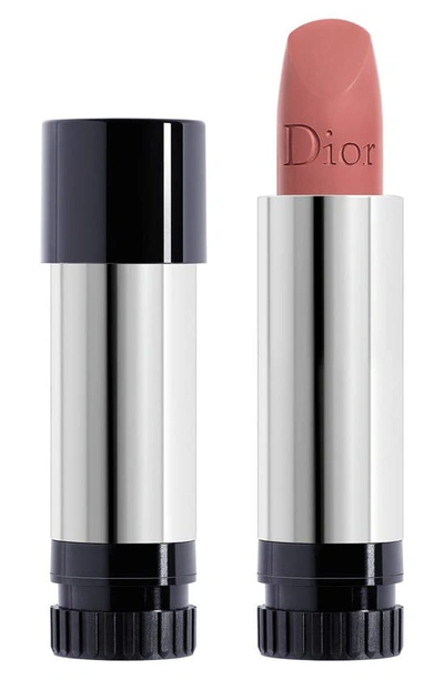 Shop Dior Rouge  Lipstick Refill In 100 Nude Look / Matte