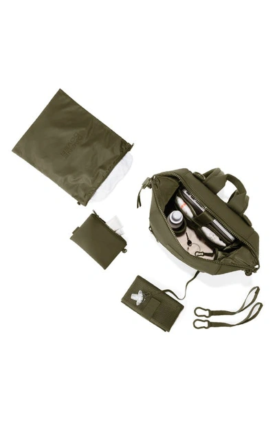 Shop Dagne Dover Indi Medium Neoprene Diaper Backpack In Dark Moss