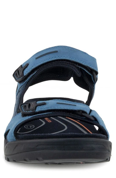 Shop Ecco 'yucatan' Sandal In Retro Blue/ Marine
