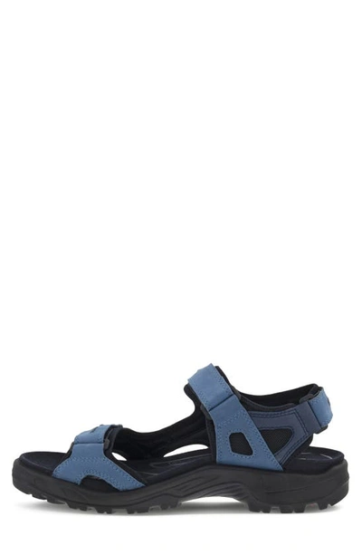 Shop Ecco 'yucatan' Sandal In Retro Blue/ Marine