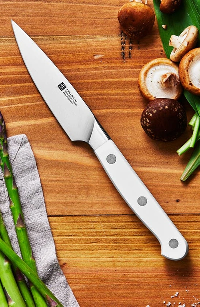 Zwilling Pro Le Blanc 4-inch Paring Knife In Silver