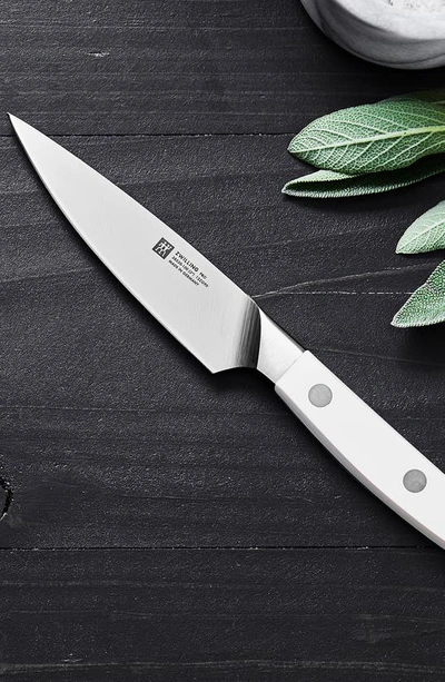 Zwilling Pro Le Blanc 4-inch Paring Knife In Silver