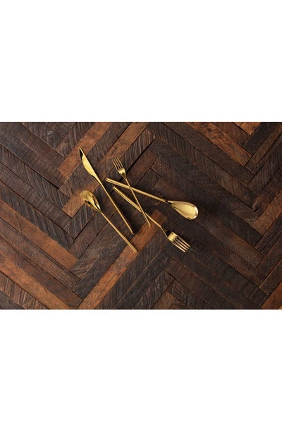 Fortessa Dragonfly 5-piece Flatware Set In Gold