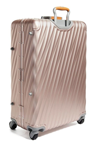 Tumi 19 Degree Aluminum 31-inch Extended Trip Expandable Spinner Packing Case In Texture Blush