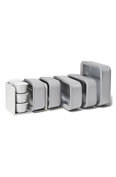 Caraway 14-piece Food Storage Glass Container Set In Gray
