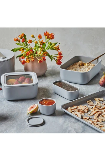 Caraway 14-piece Food Storage Glass Container Set In Gray