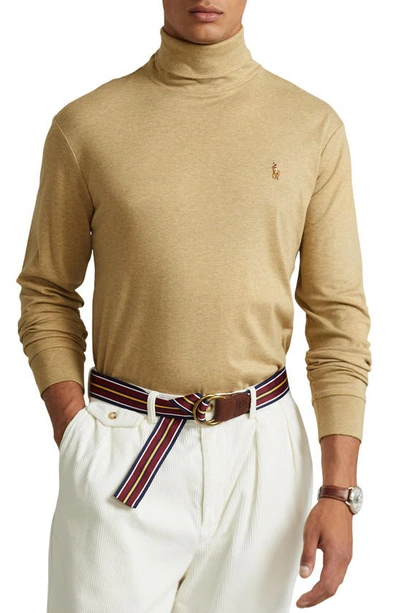 Polo Ralph Lauren Soft Touch Turtleneck In Luxury Tan Heather | ModeSens