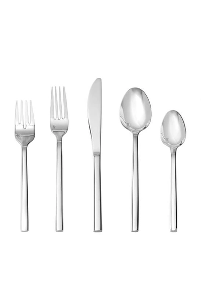 Shop Fortessa Arezzo 20-piece Place Setting In Stainless Steel