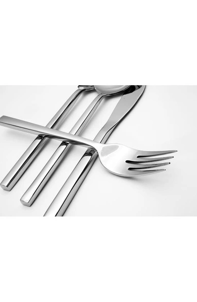 Fortessa Arezzo 20-piece Stainless Steel Flatware Set In Stainless Steel