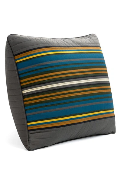 Shop Pendleton Zion Stripe Accent Pillow In Gray Multi