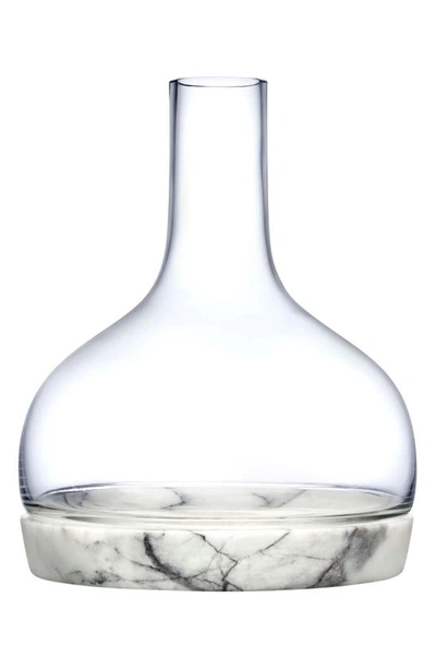 Shop Nude Crystal & Marble Carafe In Clear