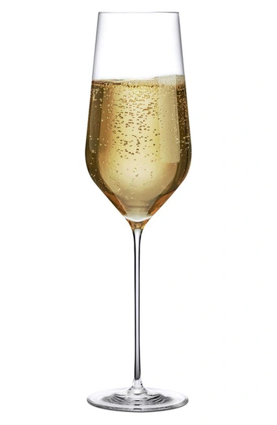 Shop Nude Stem Zero Trio Champagne Glass In Clear
