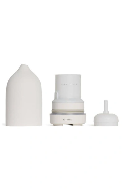 Vitruvi Stone Diffuser White/off-white 3.3 In. X 3.3 In. 7 In. In White