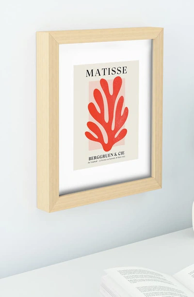 Shop Deny Designs Jazz Leaf Matisse Edition Mid Century Series Art Print In Multi
