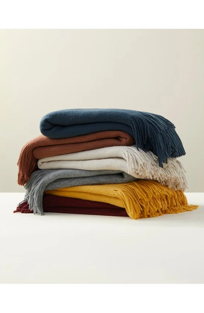 Shop Upwest The Softest Throw Blanket In Light Heather Grey