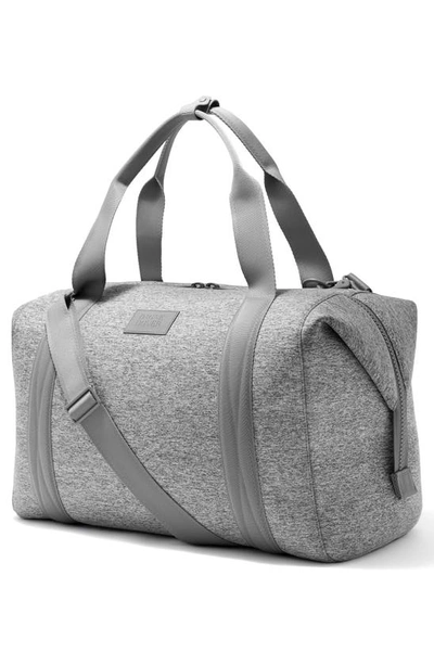 Dagne Dover Landon Recycled Polyester Carryall Duffle In Heather Grey