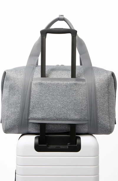 Dagne Dover Landon Recycled Polyester Carryall Duffle In Heather Grey