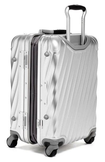 Tumi 19 Degree Aluminum 26-inch International Spinner Packing Case In Silver
