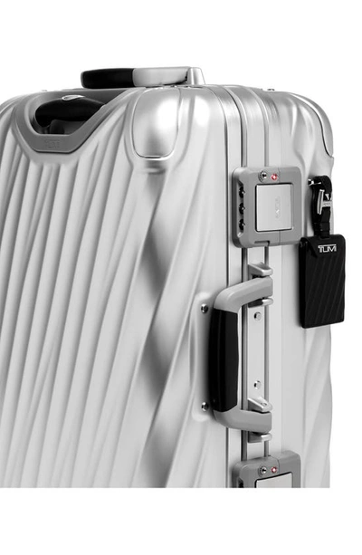 Tumi 19 Degree Aluminum 26-inch International Spinner Packing Case In Silver