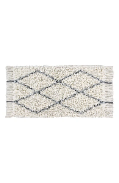 Shop Lorena Canals Berber Washable Wool Rug In Natural Charcoal