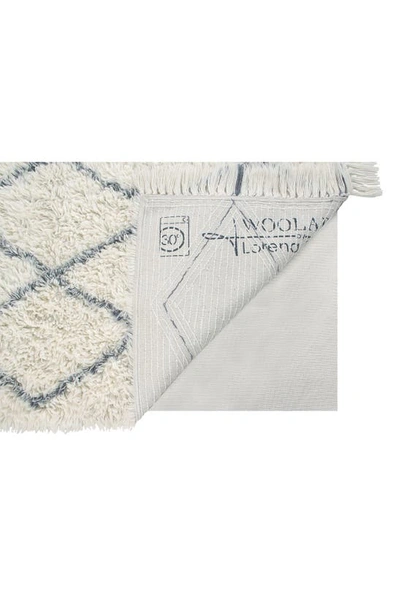 Lorena Canals Berber Washable Wool Rug In Natural Charcoal