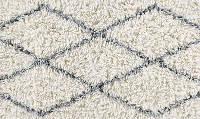 Shop Lorena Canals Berber Washable Wool Rug In Natural Charcoal