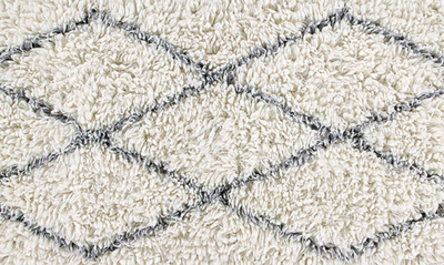 Lorena Canals Berber Washable Wool Rug In Natural Charcoal