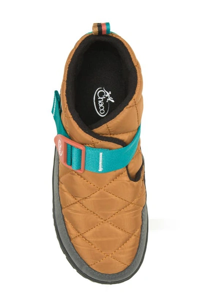 Shop Chaco Ramble Puff Linear Slip-on In Retro Camel Brown