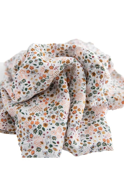 Little Unicorn 3-pack Muslin Swaddle Blanket In Pressed Petals