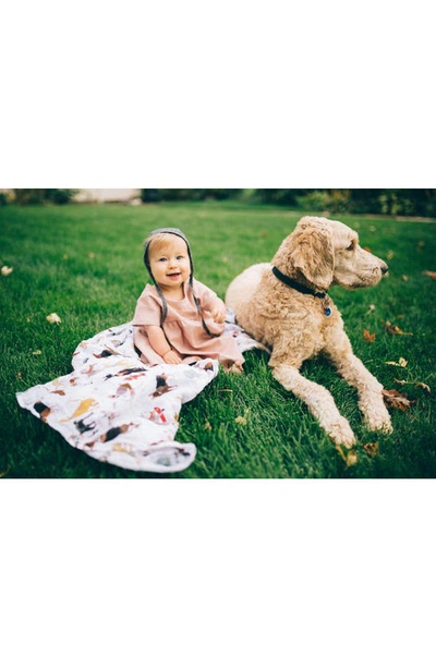 Shop Little Unicorn 3-pack Muslin Swaddle Blanket In Woof