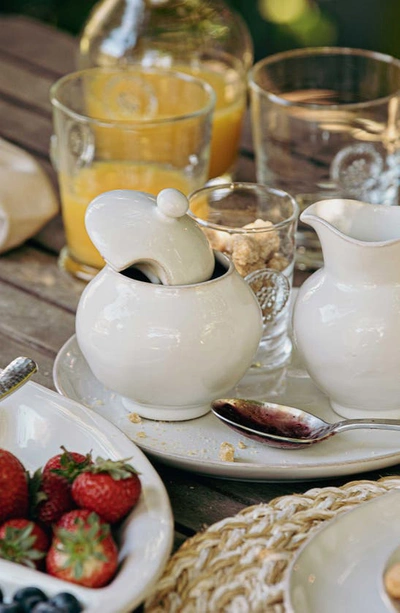 Juliska Puro Sugar Bowl In Whitewash