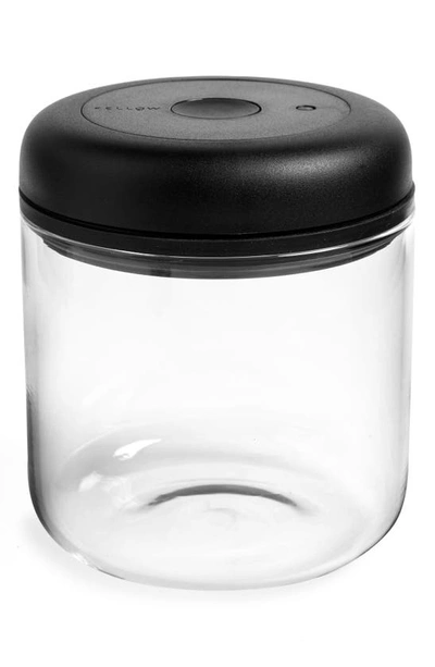 Shop Fellow Atmos Glass Vacuum Canister In Clear- Medium