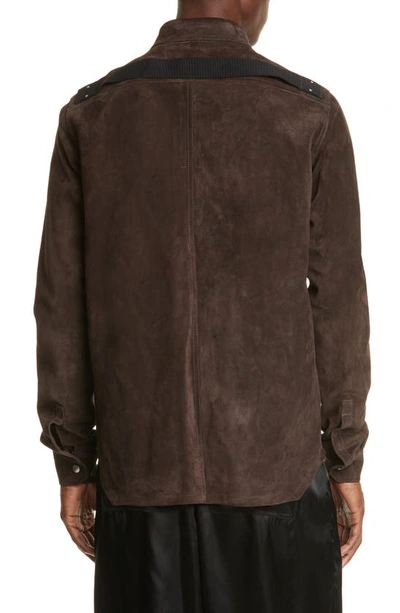 Shop Rick Owens Giacca In Brown