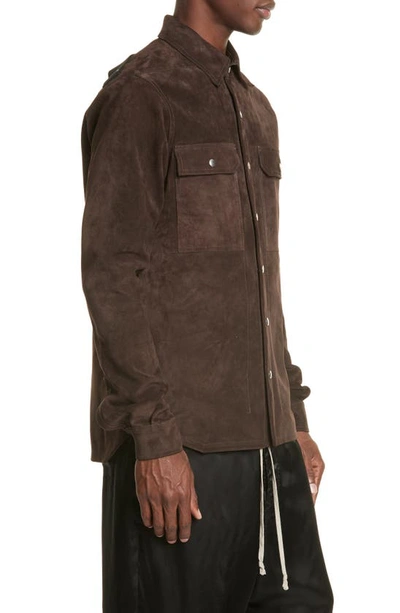 Shop Rick Owens Giacca In Brown