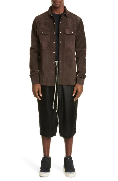 Shop Rick Owens Giacca In Brown