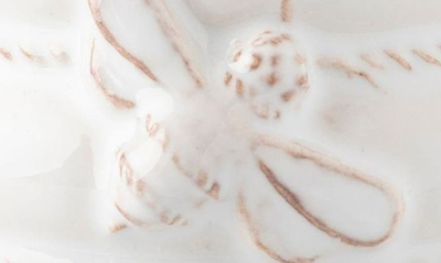 Juliska Clever Creatures Henrietta Whitewash Honey Pot In Whitewash