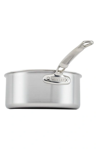 Shop Hestan 4-quart Thomas Keller Insignia Sauce Pot With Helper Handle In Stainless Steel