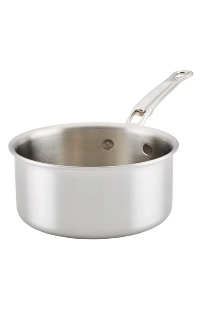 Shop Hestan 1.5-quart Thomas Keller Insignia Sauce Pot In Stainless Steel