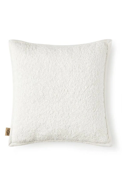 Shop Ugg (r) Nisa Curly Fleece Pillow In Snow