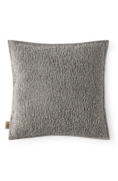 Shop Ugg Nisa Curly Fleece Pillow In Seal