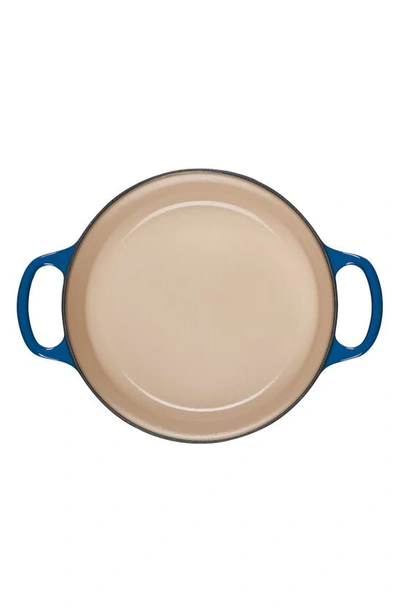 Shop Le Creuset 3 1/2-quart Signature Round Enamel Cast Iron French/dutch Oven In Marseille