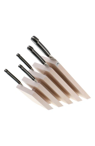 Zwilling Italian Slanted Magnetic Knife Block In White