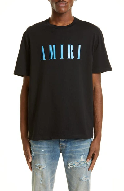 Shop Amiri Core Logo Cotton Graphic Tee In Black